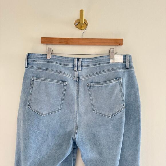 PAIGE The Anessa High-Rise Crop Wide Leg Jeans in Shooting Star 33 - Picture 6 of 12